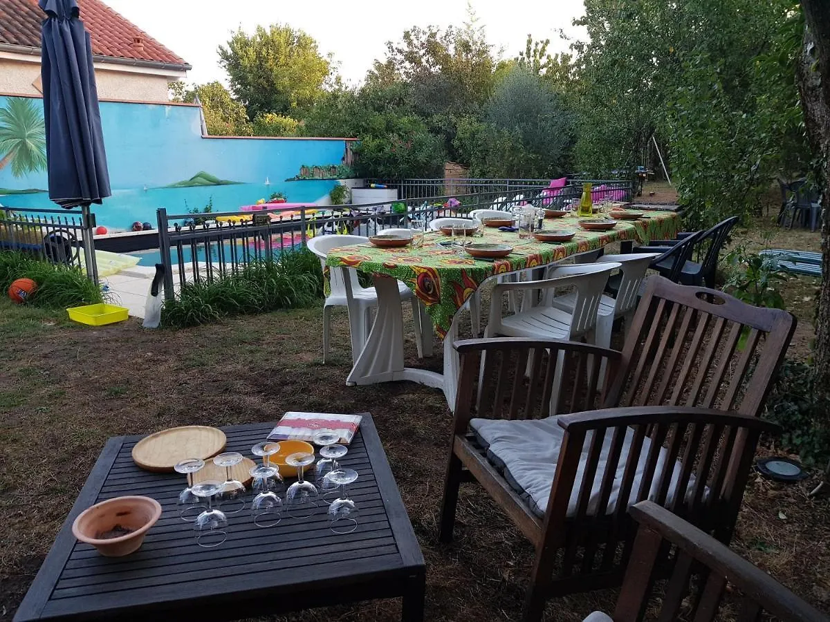 Grand Appartement Independant, 4 Personnes Et Plus, Piscine Et Jardin Direct Gare Aeroport 圖盧茲 0*,